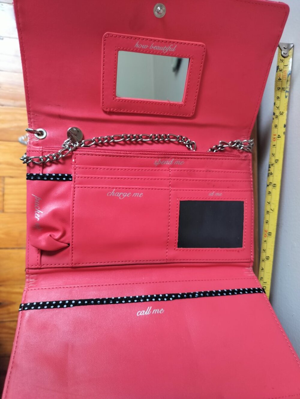 Pink Salmon Color Clutch/Purse - Picture 3 of 6